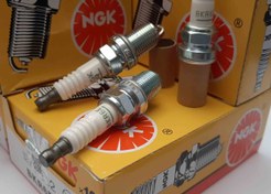 تصویر شمع خودرو NGK تک پلاتین ژاپن (دست 4تایی) اصلی گرید A spark plug NGK