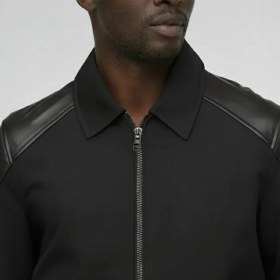 تصویر کاپشن چرم و جیر (3319) ACTIVE 