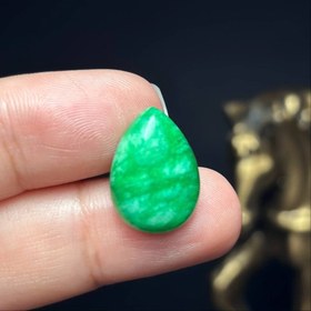 تصویر نگین سنگ جید معدنی کد 60569 