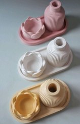 تصویر ست گلدان مراکشی و ظرف نیلوفر 