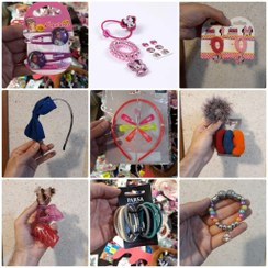 تصویر اکسسوری مو دخترانه اورجینال اروپایی عمده / کیلویی 