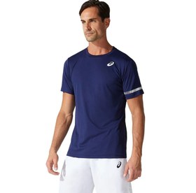 تصویر تی شرت تنیس مردانه اسیکس Asics Court SS TEE- سرمه ای ا Asics Court SS Tennis T-shirt-Navy Blue Asics Court SS Tennis T-shirt-Navy Blue