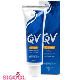 تصویر کرم مرطوب کننده قوی کیووی QV مدل Replenish your skin حجم | 100 میل 