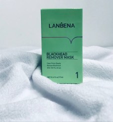 تصویر ماسک لاک بینی لانبنا LANBENA BLAKHEAD REMOVER MASK 