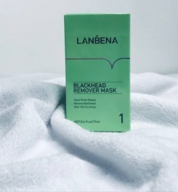 تصویر ماسک لاک بینی لانبنا LANBENA BLAKHEAD REMOVER MASK 