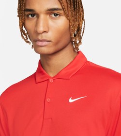 تصویر پلوشرت تنیس مردانه نایک NikeCourt Dri-FIT- قرمز 