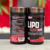 تصویر لیپوسیکس بلک اولترا ناترکس 60 کپسول Nutrex Lipo-6 Black Ultra 