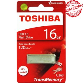 تصویر فلش 16 گیگ Toshiba مدل 363 با گارانتی مادام العمر 