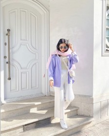 تصویر شومیز duchess بارنگ یاسی 