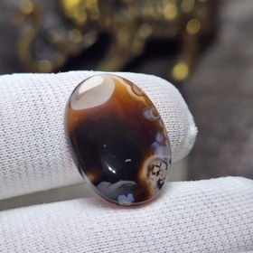 تصویر نگین سنگ طبیعی عقیق معدنی قائن کد 34265 