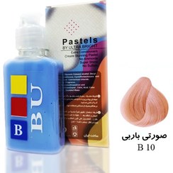 تصویر رنگ فانتزی ژله ای صورتی باربی 10 color shock shampoo BU 