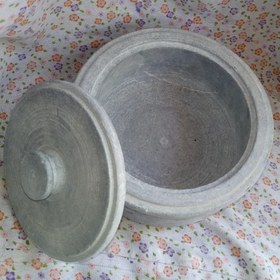 تصویر دیگ سنگی هرکاره دیزی دونفره 