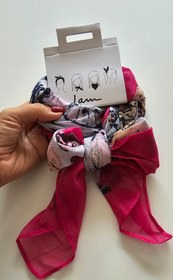 تصویر روسری حریر پروانه 