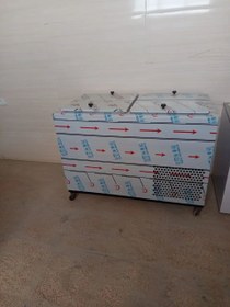 تصویر فریزر صندوقی 4 درب استیل freezer cube 4 door