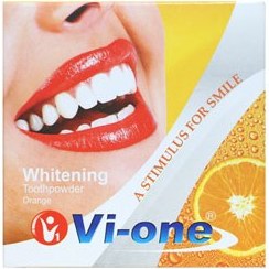 تصویر پودر سفید کننده دندان با طعم پرتقال وی وان 50 گرم ا vi-one whitening toothpowder orange vi-one whitening toothpowder orange