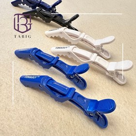 تصویر گیره سوسماری - زرد 