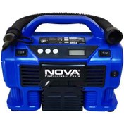 تصویر مینی کمپرسور هوا سه کاره فندکی و برق شهری نووا مدل NTA-9161 ا NOVA Mini Air Compressor NTA-9161 NOVA Mini Air Compressor NTA-9161