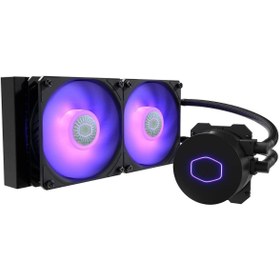 تصویر فن خنک کننده پردازنده کولرمستر مدل M Cooler Master MASTERLIQUID ML240L V2 ARGB CPU Liquid Cooler