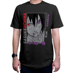 تصویر تیشرت انیمه طرح Naruto ناروتو شخصیت Sasuke Uchiha ساسکه اوچیها N2 