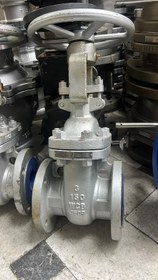 تصویر شیر کشویی فولاد گیت ولو فولادی gate valve wcb 150 