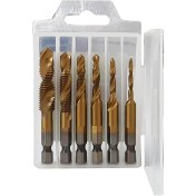 تصویر ست مته قلاویز 6عددی HSS 