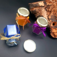 تصویر شمع عطری شیشه ایی 