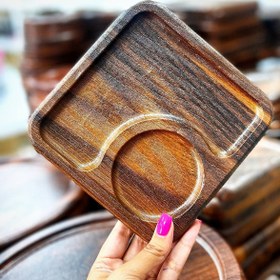 تصویر زیر لیوانی چوبی وکیوم 