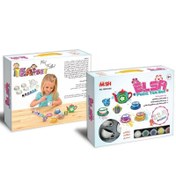 تصویر ست چای خوری السا با آبرنگ آیتم MSH1404 عمده و کارتنی 