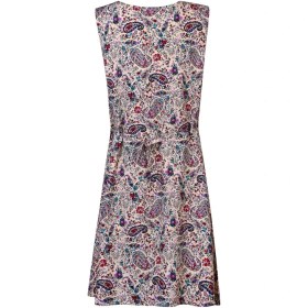 تصویر پیراهن زنانه افراتین مدل رعنا ترمه رنگ کرم 