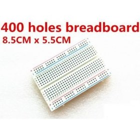 تصویر برد بورد | 400 سوراخ MB 102 Mini BreadBoard 