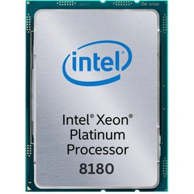 تصویر پردازنده سرور اینتل مدل Xeon Platinum 8180 Tray Intel Xeon Platinum 8180 Tray Server Processor