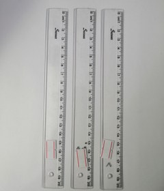 تصویر خط کش شفاف 20cm Ruler