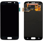 تصویر تاچ ال سی دی استوک روی کاری گوشی سامسونگ S7 فابریک بدون فریم - مشکی 
