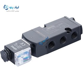 تصویر شیر برقی نامور 5/2 سایز 1/4 تک بوبین ایرمد airmod | مدل 520-02-N 