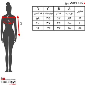 تصویر بلوز زنانه A541 
