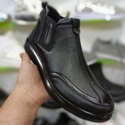 تصویر نیم بوت مردانه چرم صنعتی کد 794 رنگ قهوه ای سایز ۴۳ 