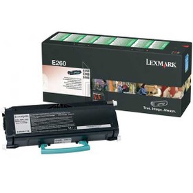 تصویر کارتریج مشکی لکسمارک مدل E260 A21A E260 A21A Black LaserJet Toner Cartridge