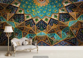 تصویر پوستر دیواری کاشیکاری سنتی BA-2559 