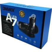 تصویر هدلایت لنز دار A7 ZIMMER پایه H4 دو لنز 