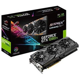 تصویر ASUS ROG STRIX GTX 1080 TI 11G GAMING [USED] کارت گرافیک ایسوس مدل 1080 Ti با 11 گیگابایت حافظه