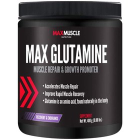 تصویر پودر مکس گلوتامین مکس ماسل 400 گرم 