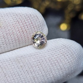 تصویر نگین سنگ طبیعی تورمالین معدنی کد 35352 