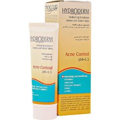 تصویر امولوسیون مرطوب کننده و ضد آکنه هیدرودرم مدل Acne Control مناسب پوست‌های چرب و جوشدار حجم ۴۰ میل 