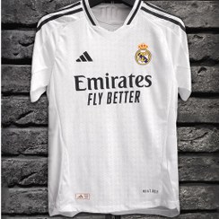 تصویر کیت اول پیراهن شورت رئال مادرید تایلندی 2024/2025 - 2XL Real Madrid Thai 2024/2025 Home Shirt Shorts Kit