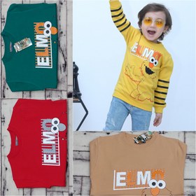 تصویر بلوز تک پسرانه طرح elmo بلوز تک پسرانه طرح elmo کد ۳۲۱۳ سایز: ۴۵۵۰ (مناسب ۴سال تا ۶سال) در ۴رنگ بندی زرد،قرمز،کِرِم خاکی،سبز پررنگ هر جین ۸تایی