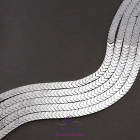 تصویر مروارید حدید فلش نقره ای 