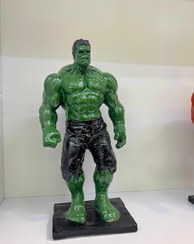 تصویر مجسمه هالک بزرگ - سبزمشکی 