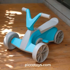 تصویر سه چرخه کودک رنگ آبی طوسی کد P7276C 