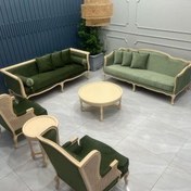 تصویر مبل کلاسیک فرانسوی نیکان 8 نفره 