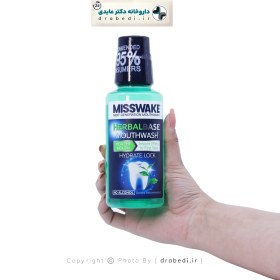 تصویر دهان شویه میسویک مدل Herbal Base حجم ۴۰۰ میل 